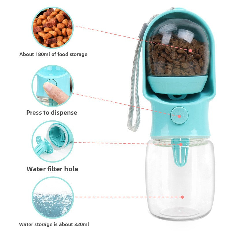 Water Bottle & dispenser 2-in-1.